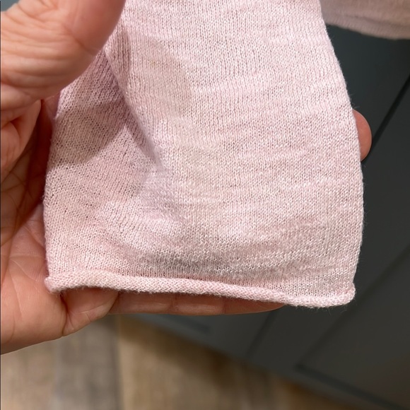 Old Navy Striped Crew Neck Sweater - Black/Cream and Pink - Picture 4 of 4